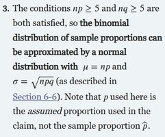 Normal approximation conditions for binomial distribution