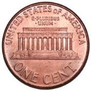 Coin showing tails