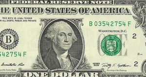 U.S. dollar bill