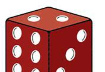 Two fair dice showing possible outcomes