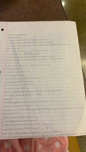 Handwritten notes on probability and random variables