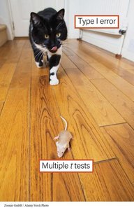 Type I error and multiple t tests