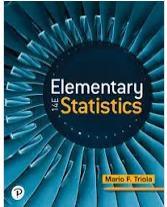 Cover of Elementary Statistics textbook by Mario F. Triola