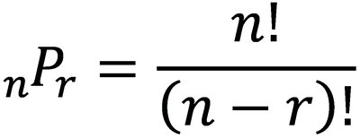 Permutations of non-distinct objects formula