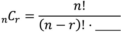 Combination formula