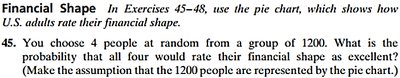 Financial shape probability problem