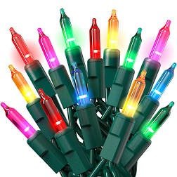 String of Christmas lights representing independent events