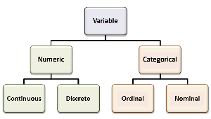 Variable classification tree