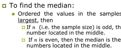 How to find the median
