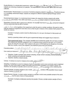 Experimental design, randomization, and sampling methods