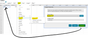 StatCrunch combination calculation