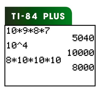 TI-84 Plus calculation for access codes