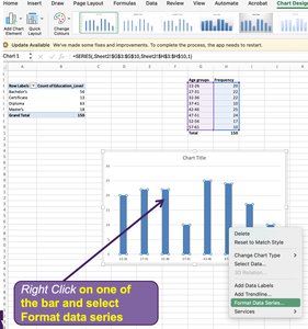 Format Data Series in Excel Bar Chart