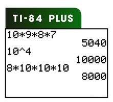 TI-84 Plus calculations for access codes