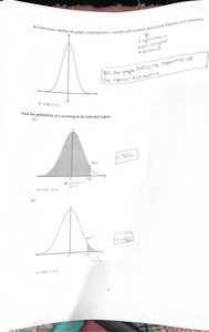Normal distribution probability