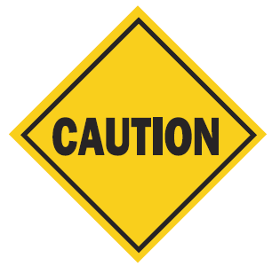 Caution: Do not extrapolate beyond data range