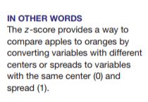 z-score comparison explanation