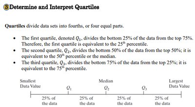 Finding quartiles example