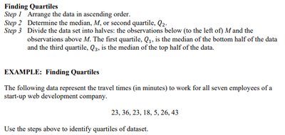 Interquartile range definition