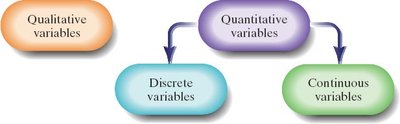 Classification of variables diagram