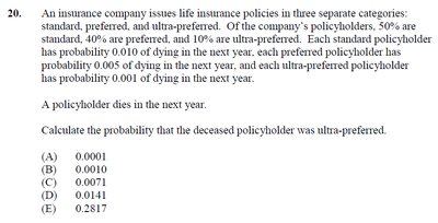 probability by age group