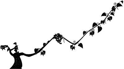 Improper pictorial graph (grapevine)