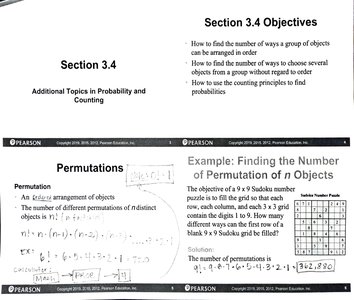 Sudoku permutation example and formula