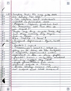 Experimental design and blinding