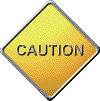Caution sign for convenience sampling