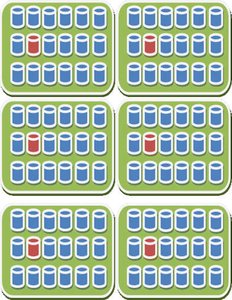 Systematic sampling example with cans