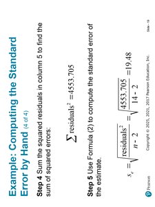 Computation of standard error