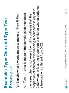 Type II error explanation