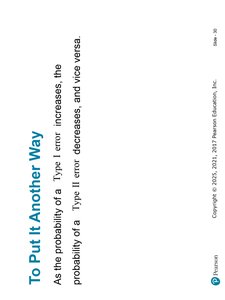 Relationship between Type I and II errors