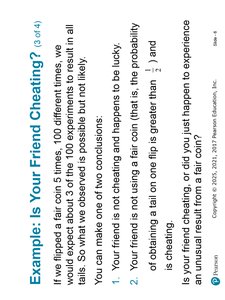 Interpretation of coin flipping results