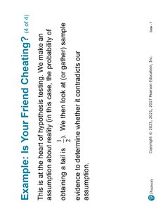 Hypothesis testing logic