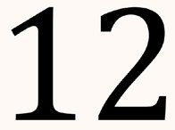 Value 12 minus