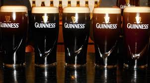 Guinness beer glasses, referencing Gosset's work at Guinness