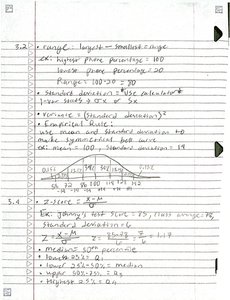 Empirical Rule bell curve diagram