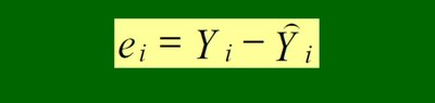Residual formula