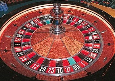 Roulette wheel, representing probability in gambling