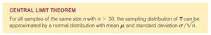 Central Limit Theorem definition