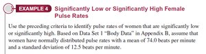 Significantly Low or High Pulse Rates Example