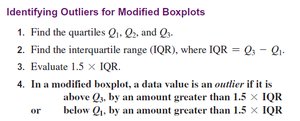 Caution note explaining that there is no universal agreement on procedures for calculating percentiles and quartiles, and using different calculators or software may yield different results.