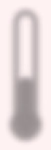 Thermometer representing temperature (continuous data)