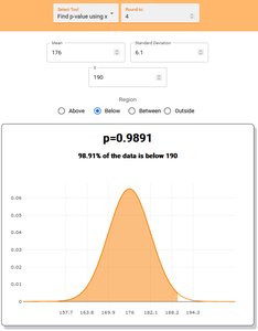 Probability calculation for average weight (alternate view)