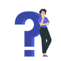 Person thinking about statistical questions