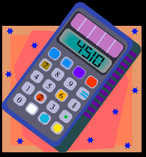 Calculator representing numerical analysis in statistics