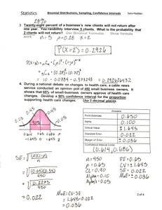 Binomial probability calculations for client retention