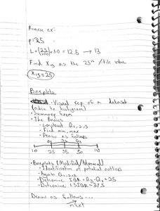 Boxplot example with quartiles and outliers