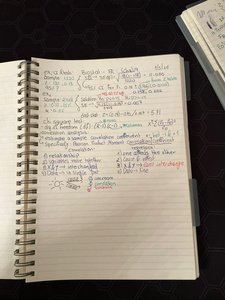 Chi-square test and correlation notes with formulas